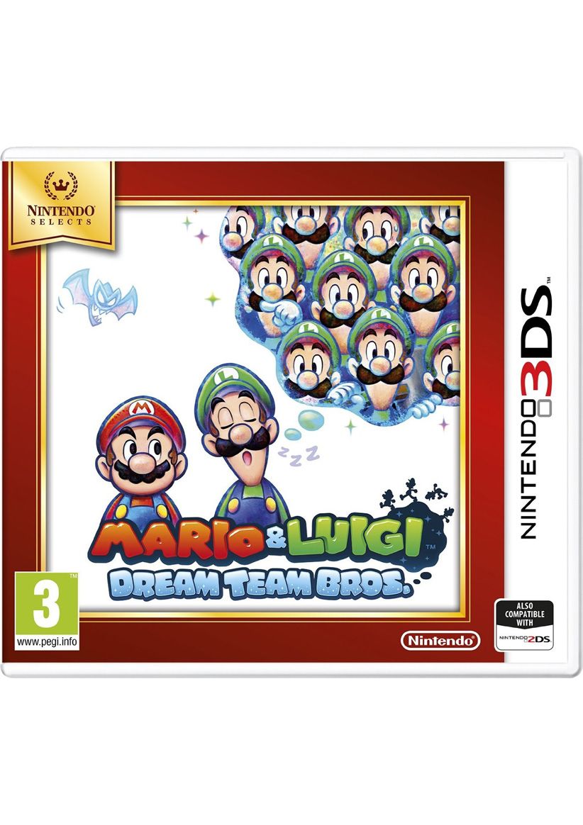 Mario And Luigi Dream Team Bros Selects Range On Nintendo 3ds Simplygames 