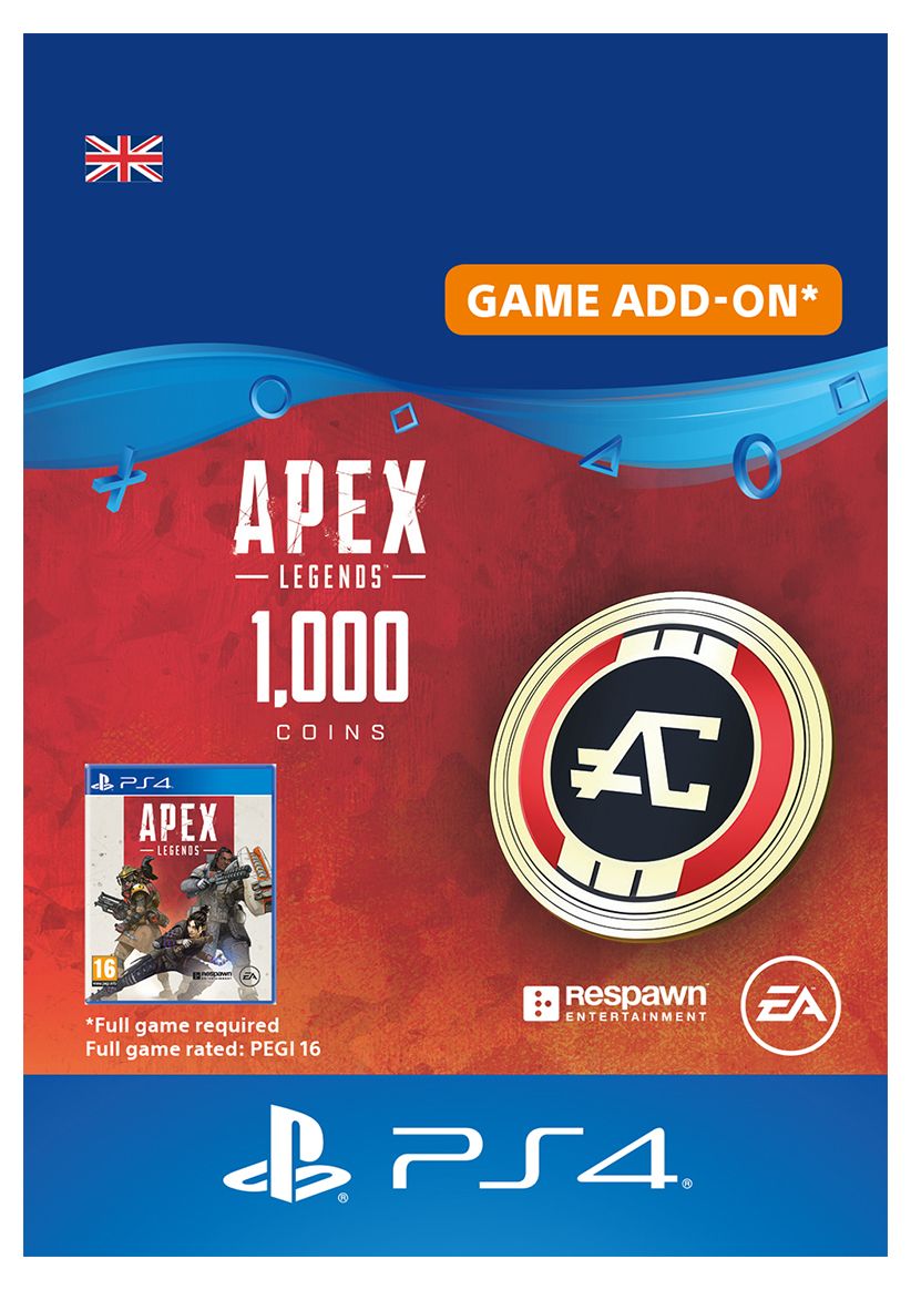 Apex legends 1000 apex coins код