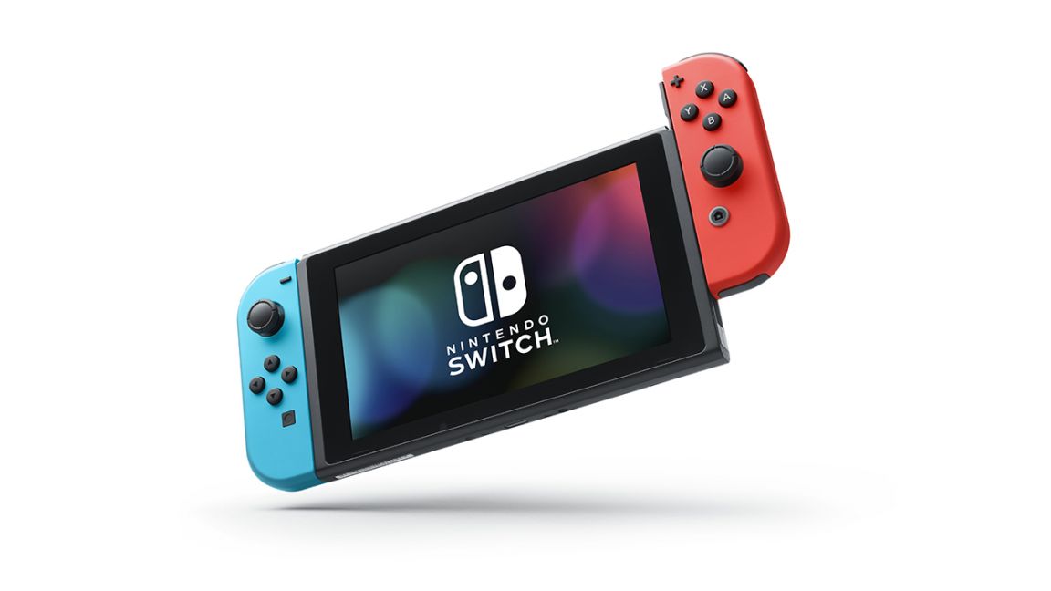 nintendo switch neon with animal crossing