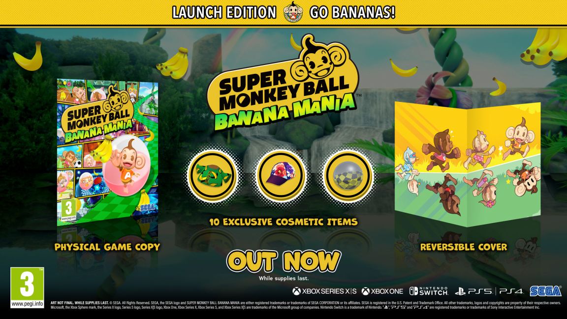 Super Monkey Ball Banana Mania: Launch Edition on Nintendo Switch ...