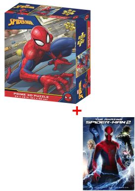 Prime 3D Marvel Spider Man Villains Ensemble 500 Piece Jigsaw Puzzle