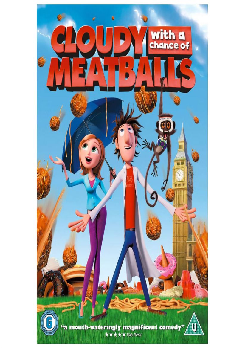 Cloudy With A Chance Of Meatballs on DVD