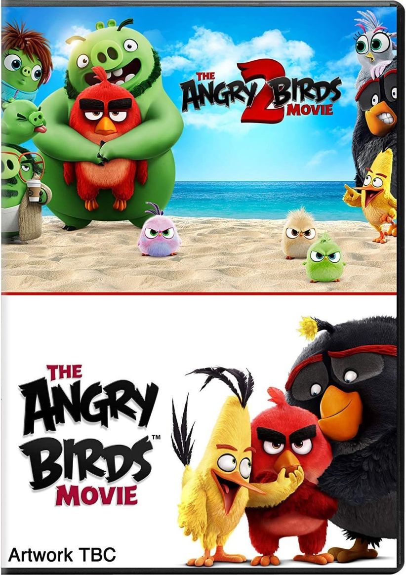 The Angry Birds Movie 1 & 2 on DVD